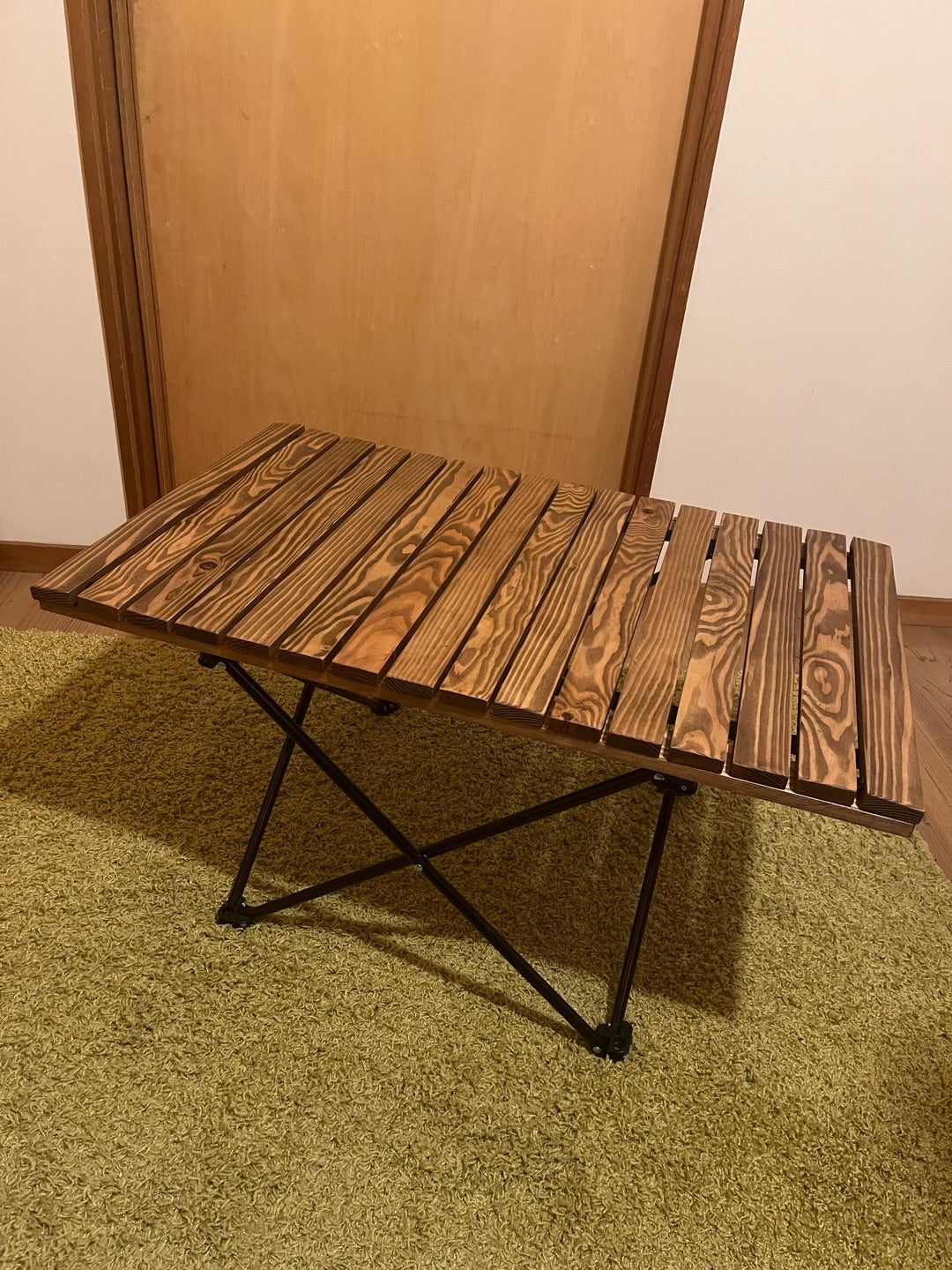 セリアすのこ×ボックスのフタ テーブルを作る方法 DIY- えとブログ