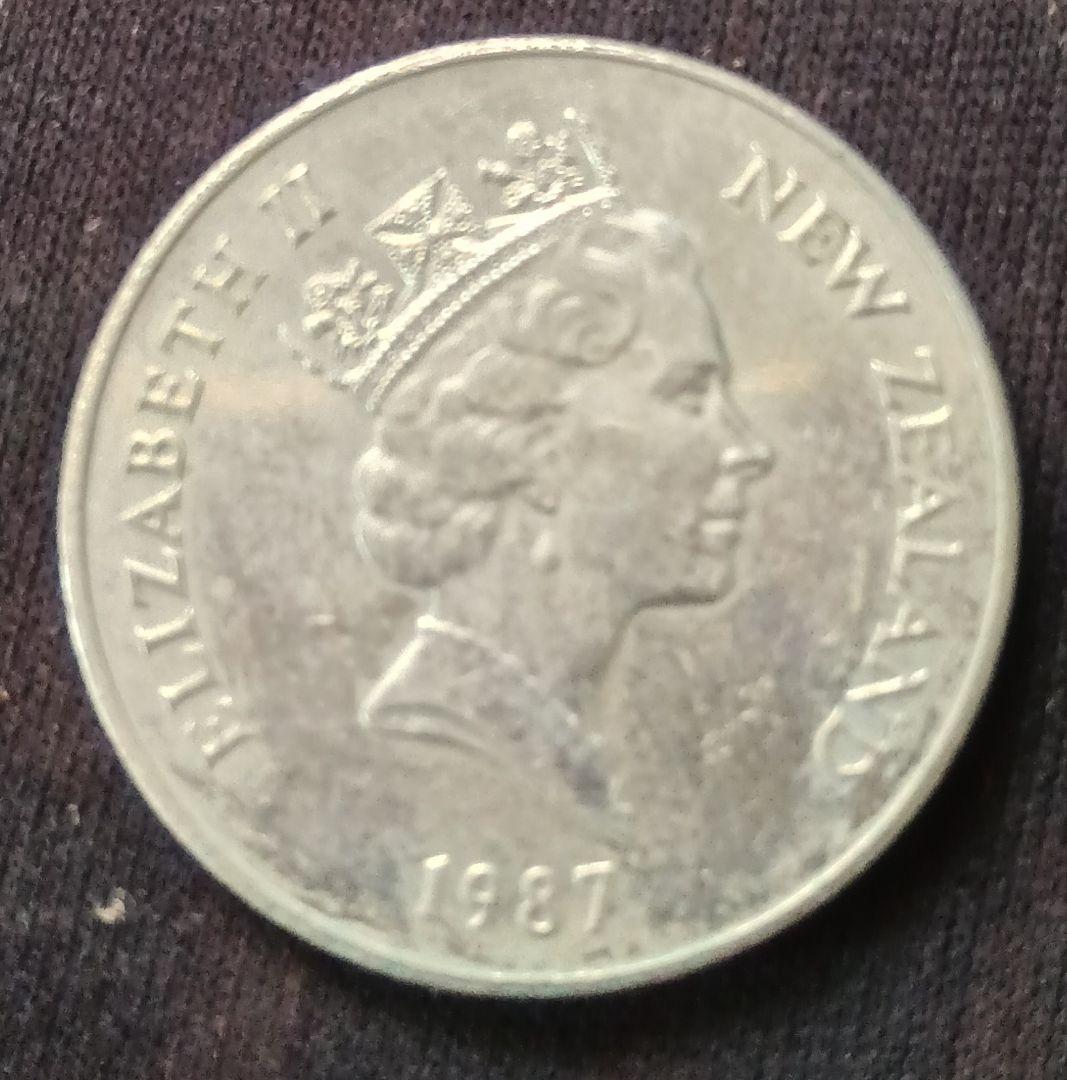 銀貨ニュジーランド エリザベス女王2世 2007年 ニュージーランド 20