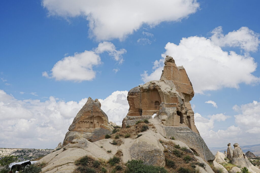 トルコ ギョレメからウチヒサール城にハイキング。帰りは谷歩き 2019年7月26日