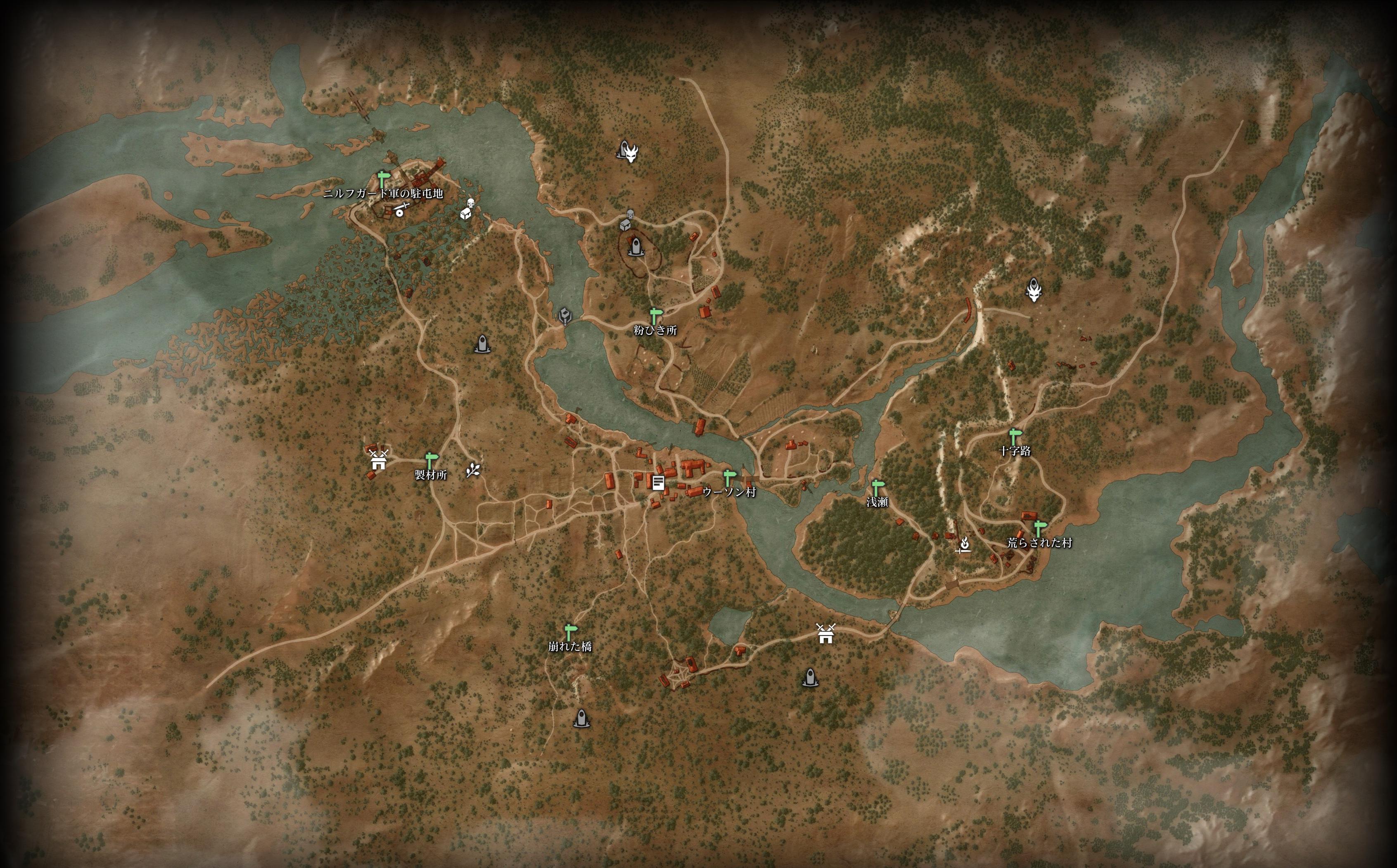 Witcher3 地図こまちゃんの宝箱