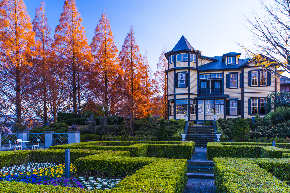 横浜元町・外交官の家「ブラフガーデンカフェ」でランチ＆ティ