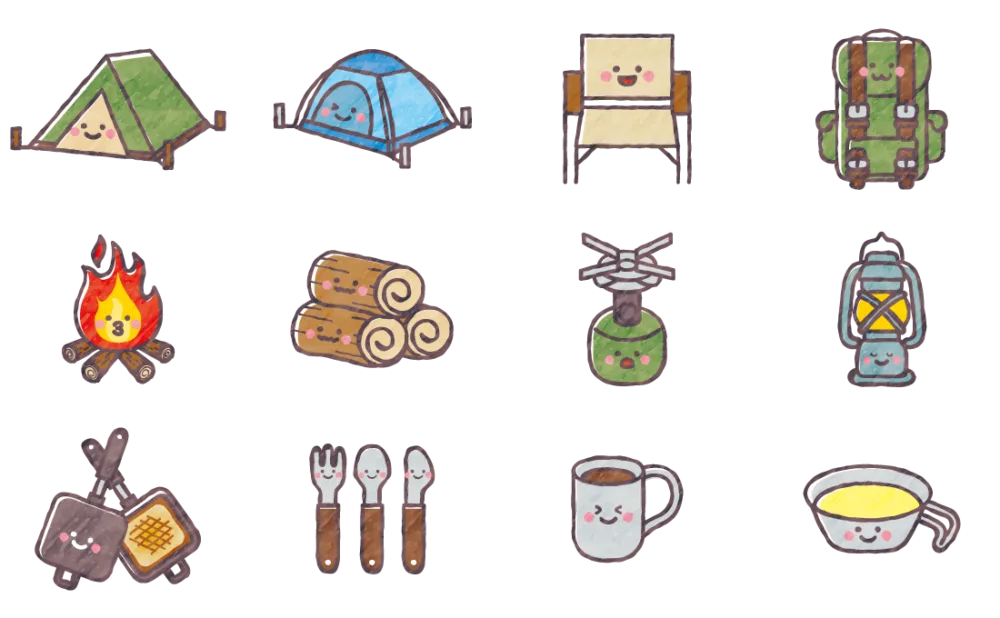 イラストAC キャンプイラストおすすめ32選
