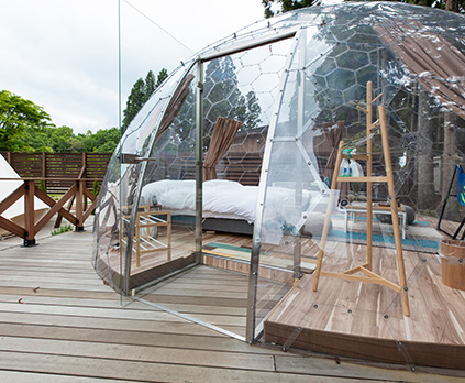 栃木県那須高原の本格派グランピング 公式 那須ハミルの森