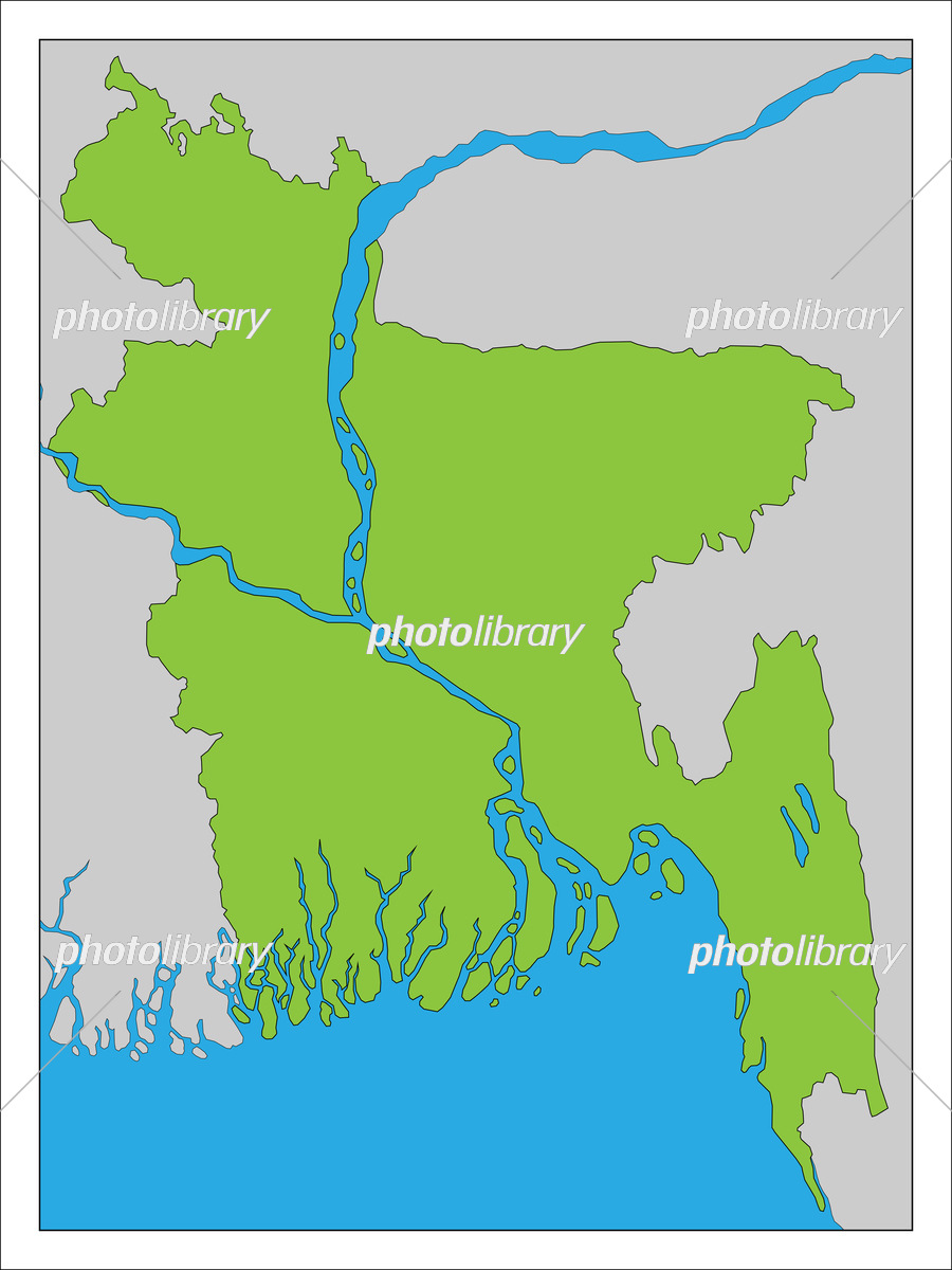 バングラデシュ旅行地図