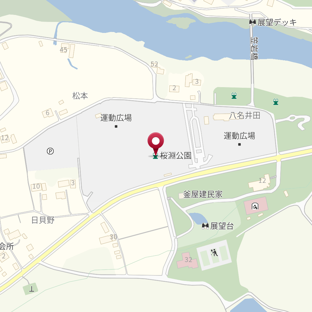 桜淵公園の桜JAFナビマップJAFナビ