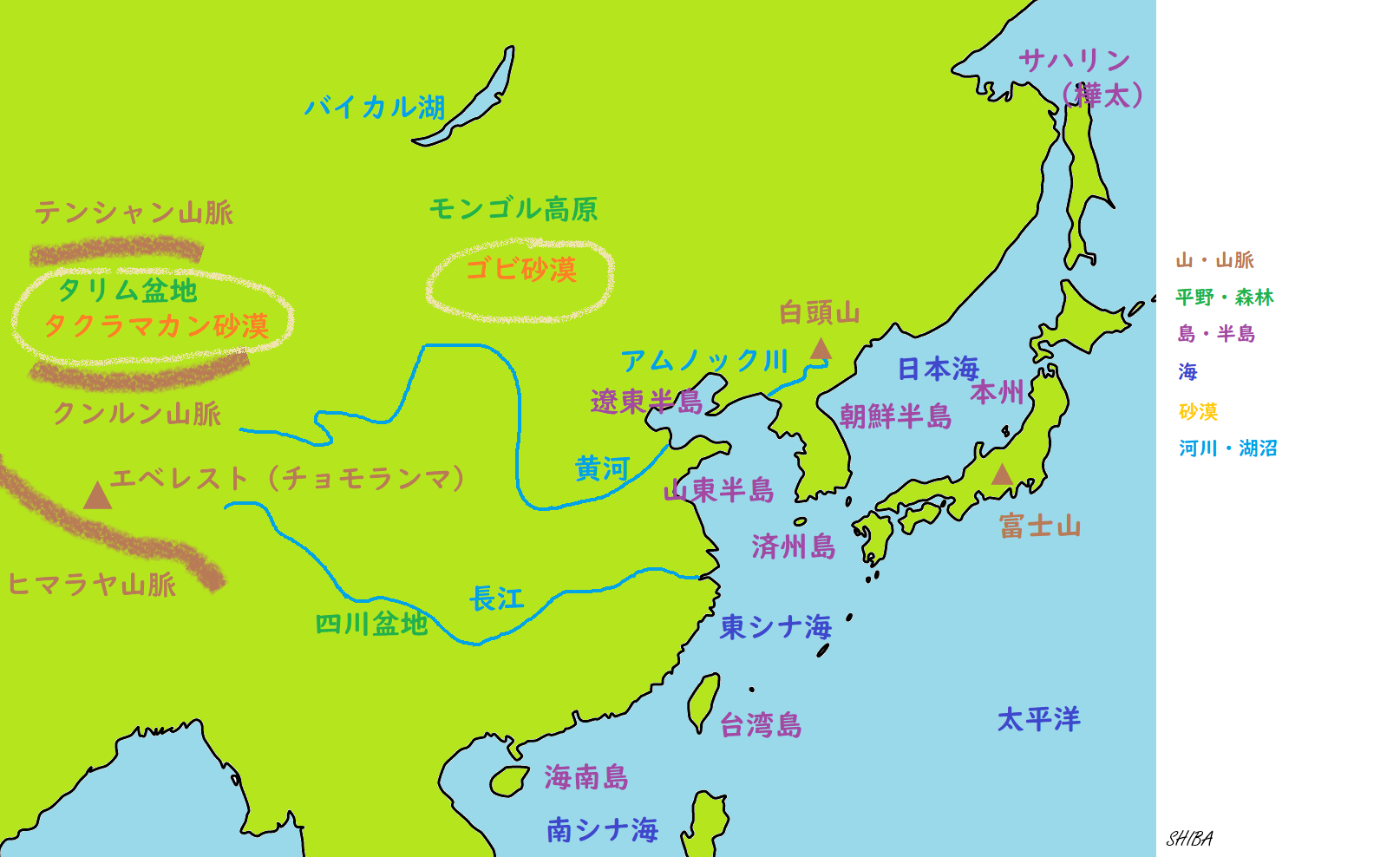 もしタリム盆地が内海だったら？ : r AlternateHistory