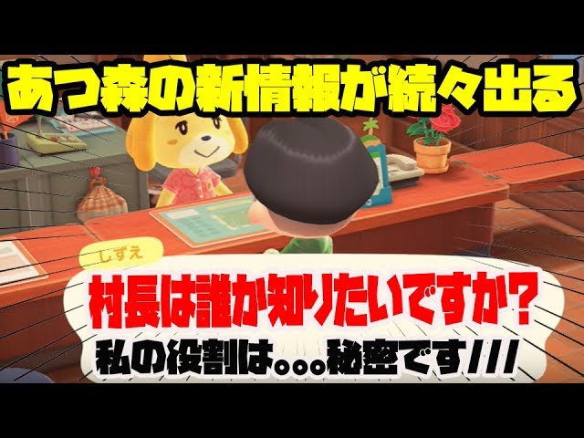 あつ森 島民代表しかできないこと、島民代表以外 サブキャラ