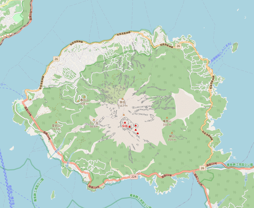 鹿児島の旅12 桜島をドライブ～噴火の瞬間に遭遇してビックリ仰天～ -