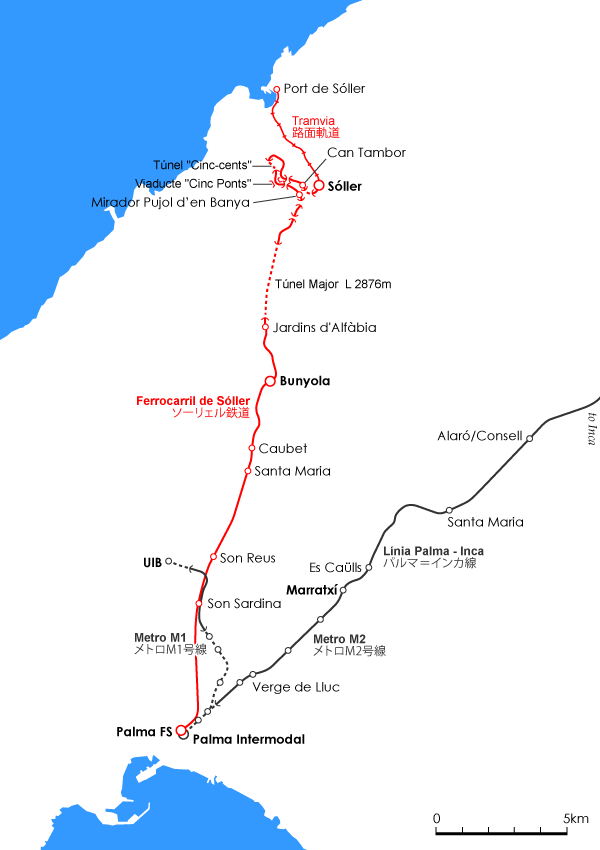SNCB 国鉄 路線図
