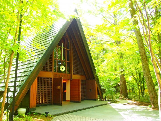 軽井沢高原教会 かるいざわこうげんきょうかい長野県 の口コミ・アクセス情報・地図日産ドライブナビ