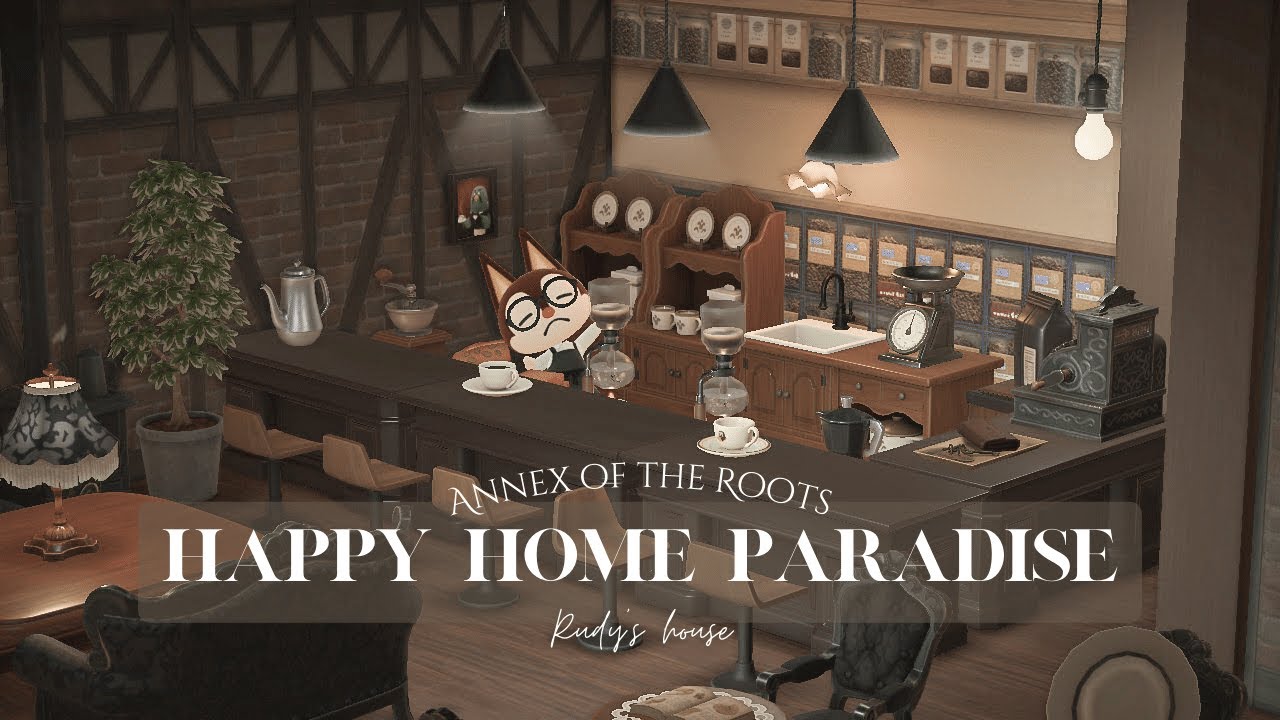 あつ森・ハピパラ カフェのレイアウト～アンティークなコーヒーとケーキのお店～ - マイミーボックス