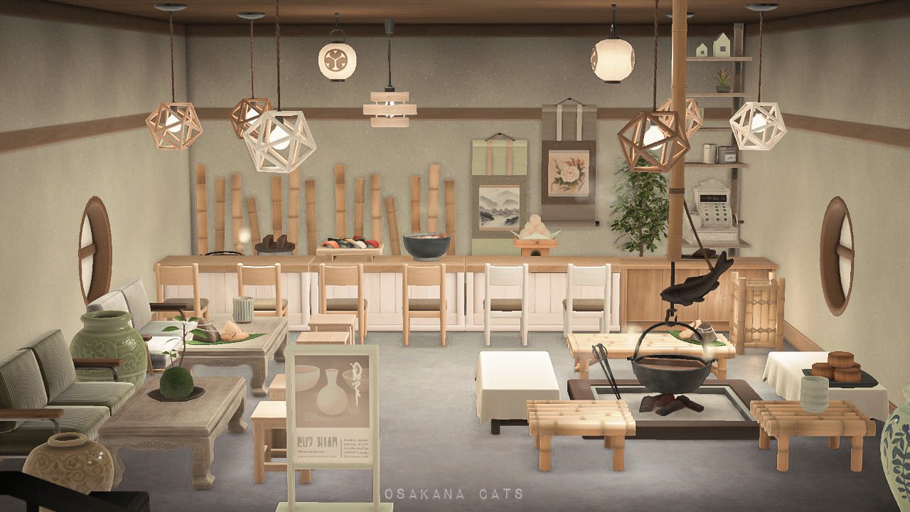 ハピパラ カフェの1階を柱を使ってリフォームするハッピーホームパラダイスあつ森部屋レイアウト- あつ森 動画まとめ