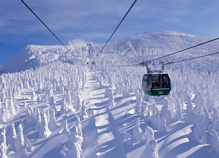 山形県 蔵王温泉 蔵王ロープウェイ山頂線29613375 の写真素材 -