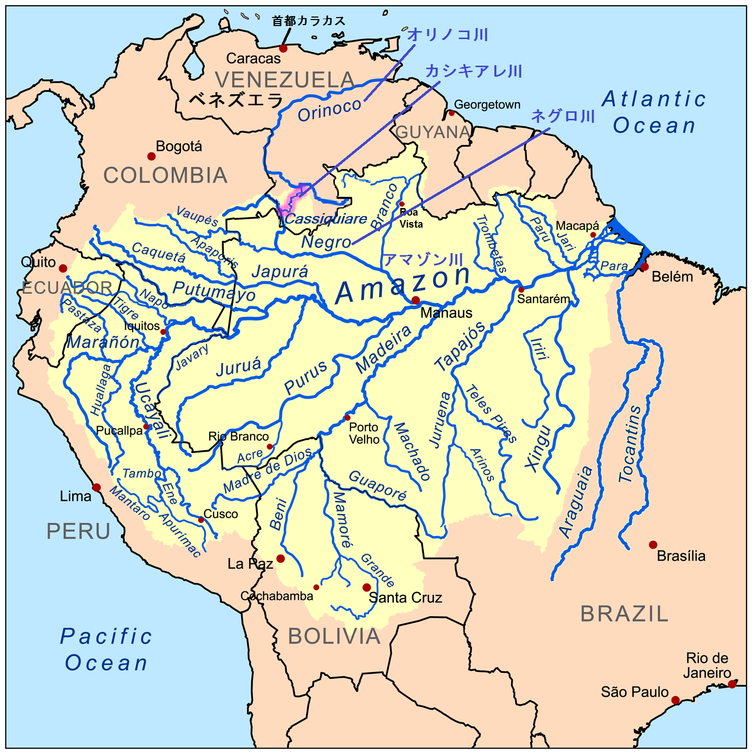 コロンビア川地図 アプローチ 1851 -