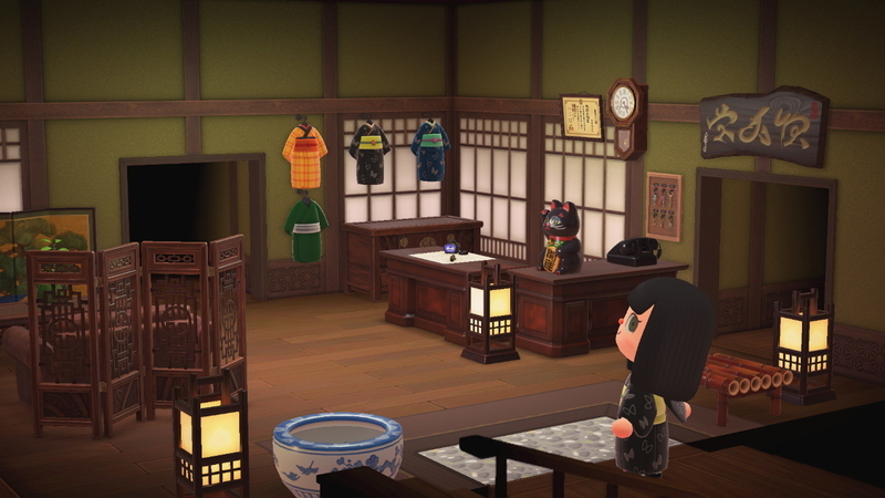 ハピパラ ネルソンの別荘 ホテル的な非日常空間 シックなホテル ハッピーホームパラダイスあつ森部屋レイアウトタクミライフ