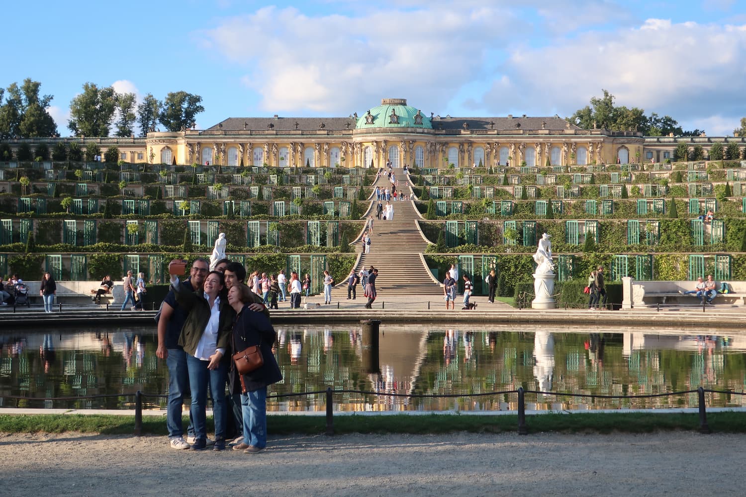 2016年 ドイツ・オーストリア旅行 ロココのサンスーシ宮殿とバロックの新宮殿』ポツダム