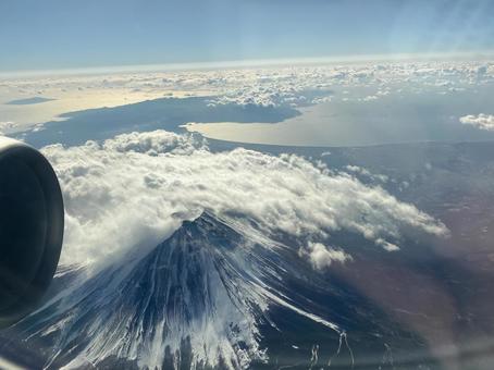 ☆飛行機から『富士山』撮影にチャレンジ!!☆ANA東京⇒福岡便にて☆ 2009年1月 』山梨県の旅行記・ブログ by