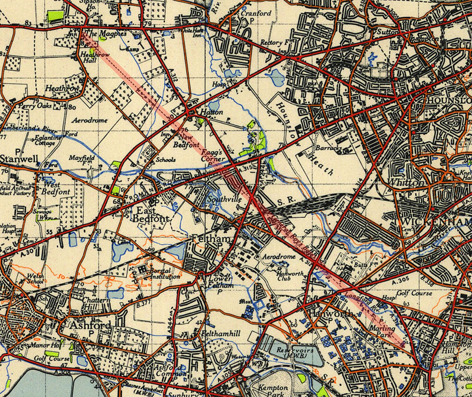 イギリスの国旗と地図