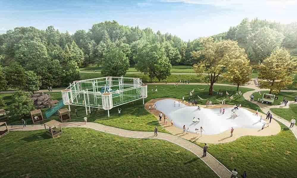 京都るり渓温泉の新しい遊び場と施設