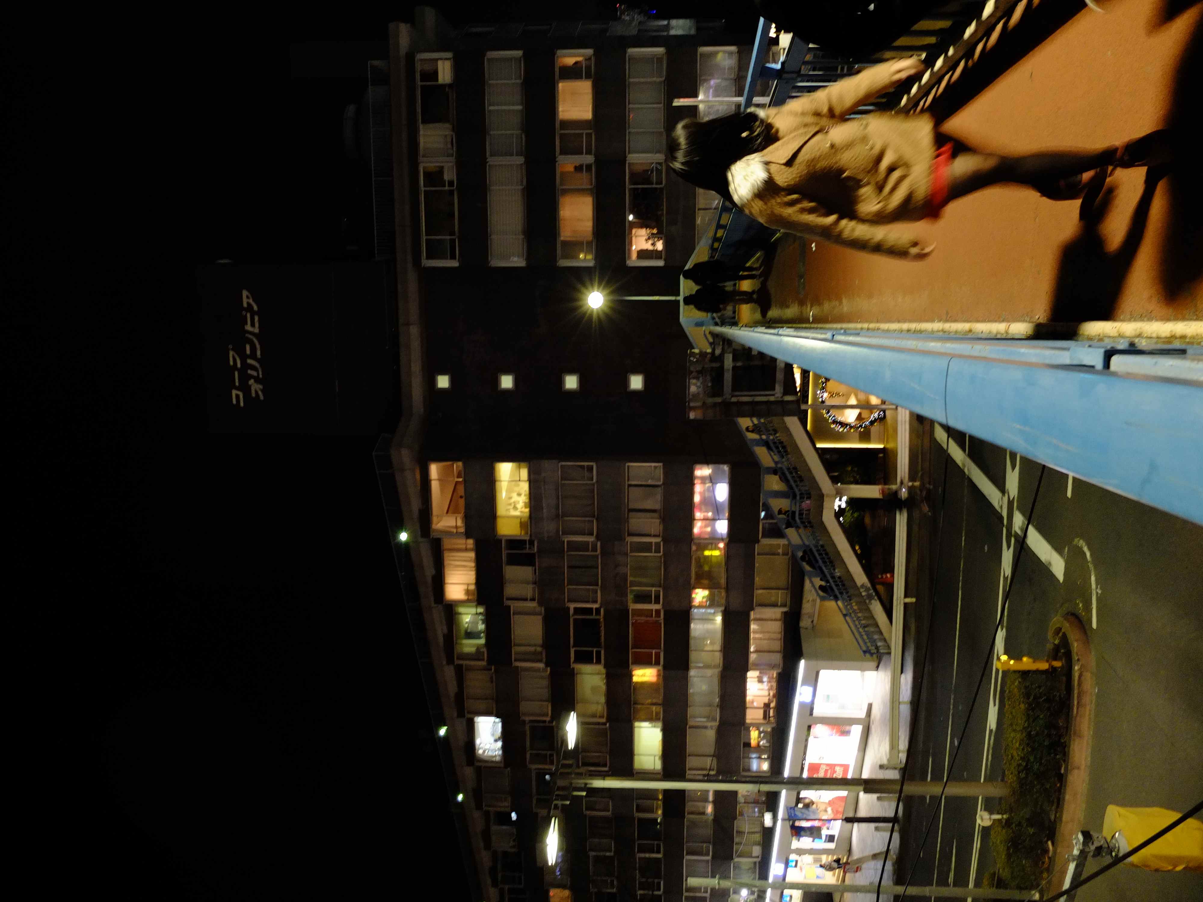 渋谷の夜景スポット：宮下第一歩道橋