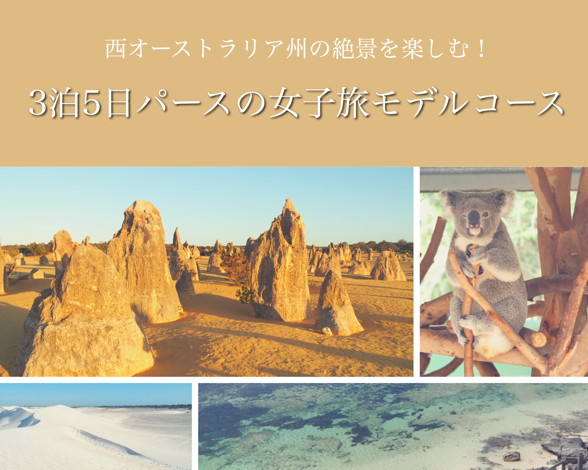 1都市3日間で楽しむオーストラリア観光プランカンタス航空