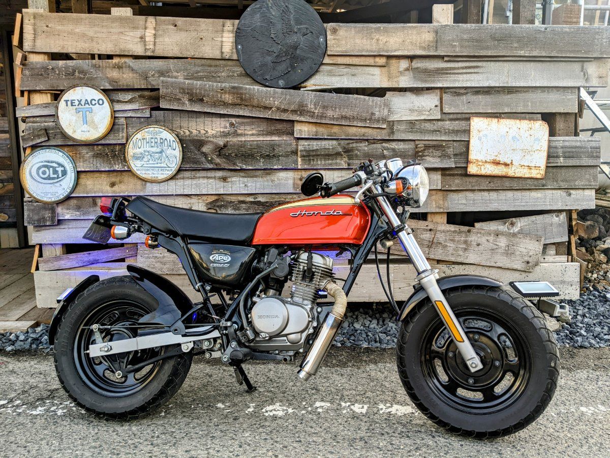 ホンダ エイプ50 オフロードタイヤ