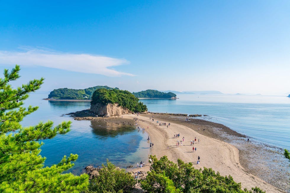 長崎の鼻 幕末の砲台跡と屋島最北端の絶景ｽﾎﾟｯﾄ 長崎鼻古墳 高松市 -