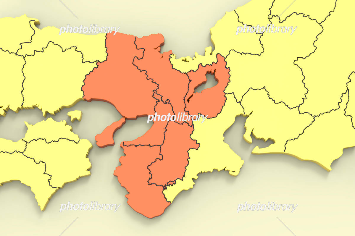 近畿地方の地図Map-It マップ・イット