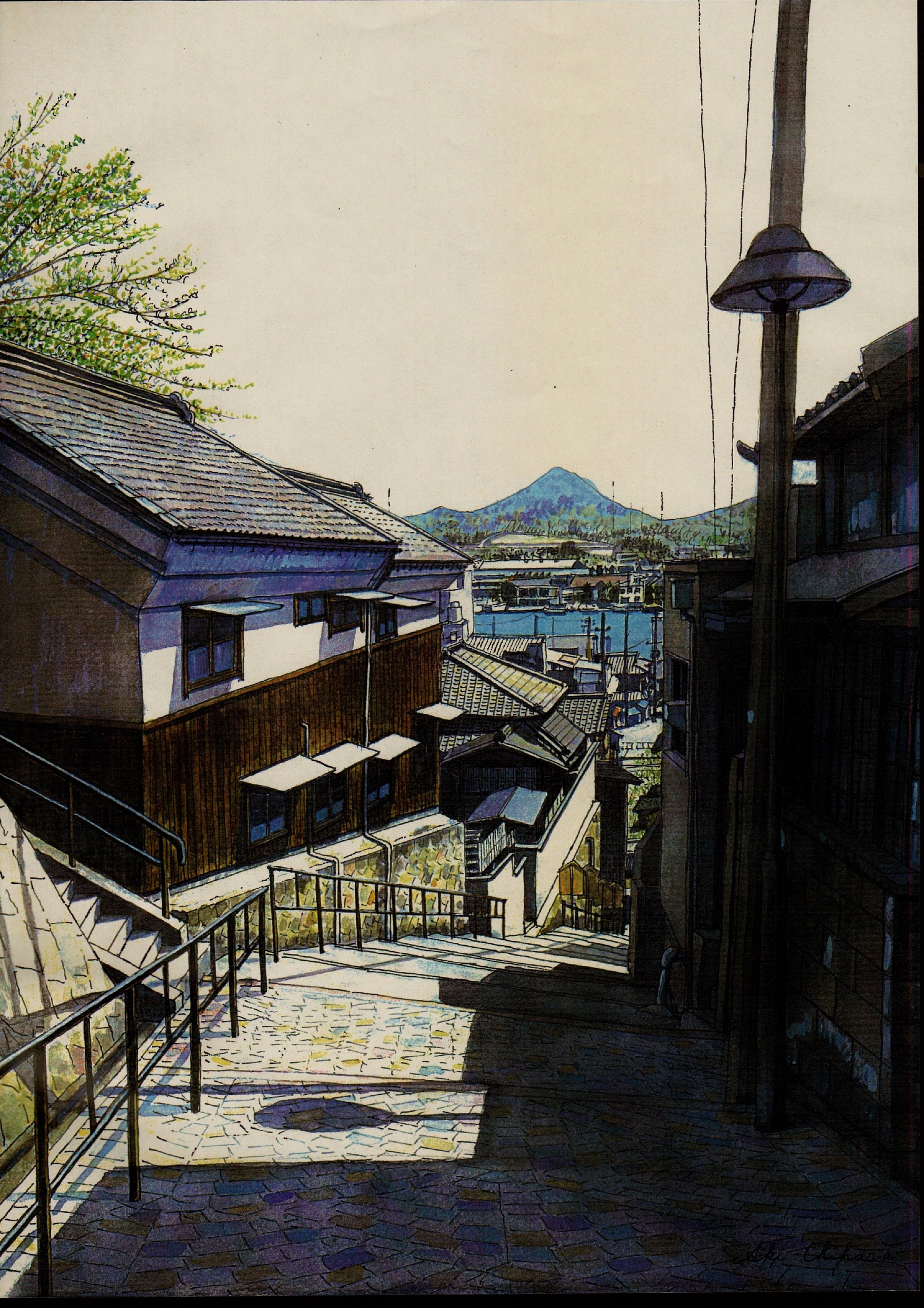 尾道の石段 千光寺新道10372003004 の写真・イラスト素材アマナイメージズ