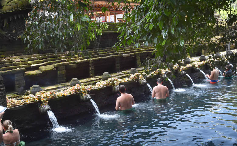 インドネシアティルタウンプル寺院 聖水の寺院で沐浴体験世界をまたぐ ~自分の可能性を信じて