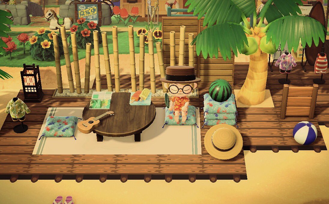あつ森 おしゃれな海辺のレイアウト集