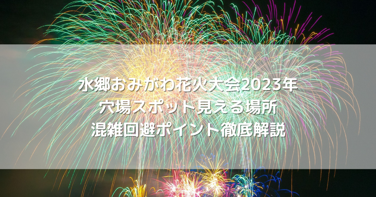 第126回 水郷おみがわ花火大会千葉県 - JAPAN 47