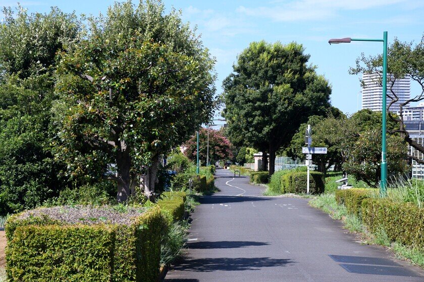 東京都府中市の、街に刻まれた砂利運搬貨物線の痕跡を空から眺めるさんたつ by 散歩の達人