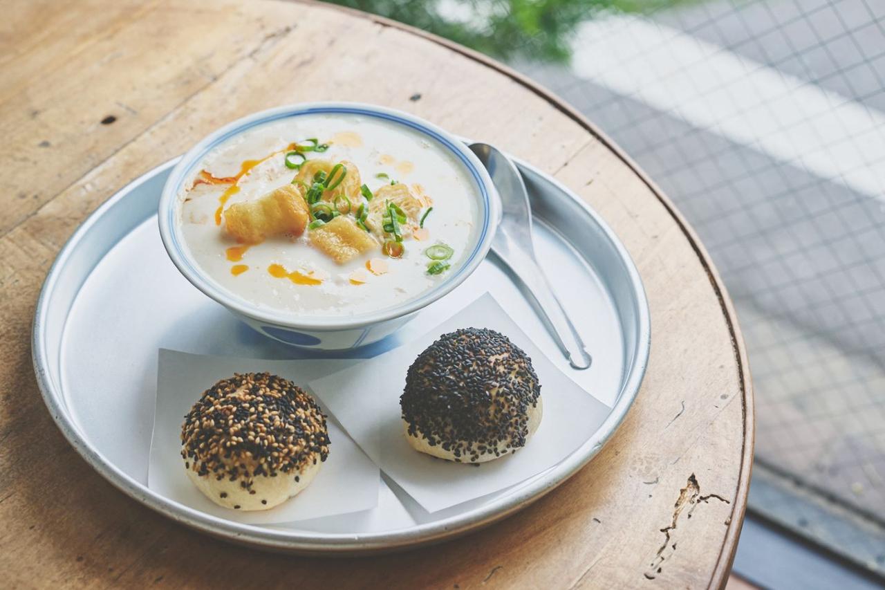 台湾の朝ごはん シェントウジャン