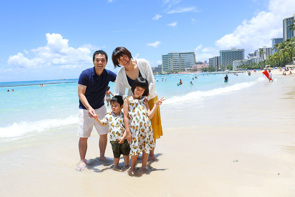 グアムで家族・友人との旅行の想い出をプロカメラマンが撮影