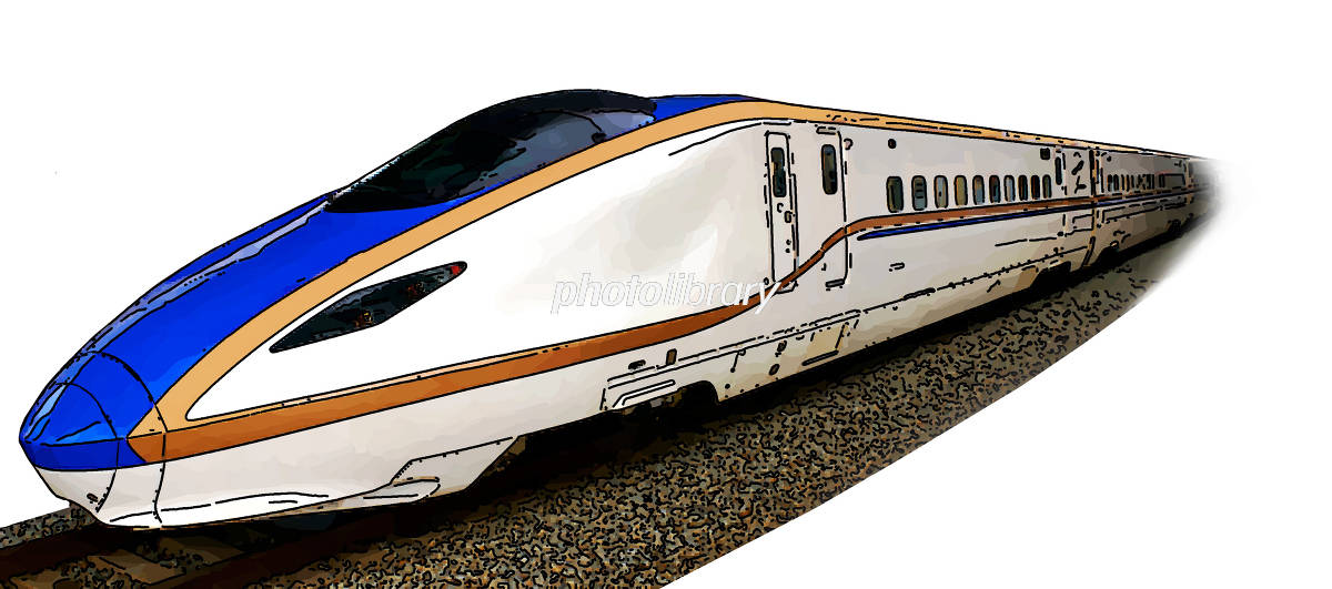 GIF鉄「北陸新幹線延伸開業おめでとうフリー素材」動くイラストと猫漫画