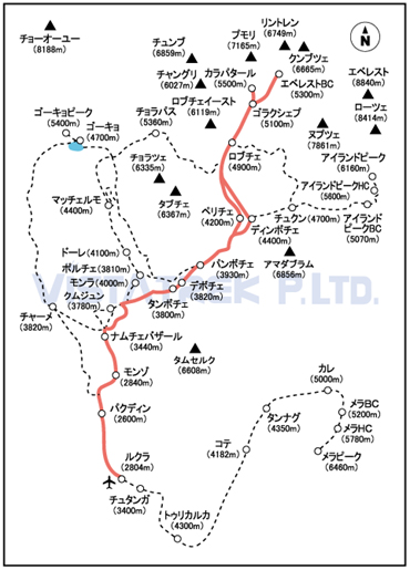 エベレスト街道・トレッキング