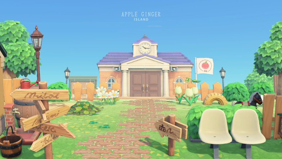 あつ森でディズニーランド島を再現