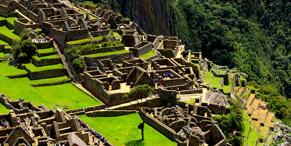 絵画風 壁紙ポスターはがせるシール式マチュ・ピチュ 遺跡 インカ帝国 ペルー