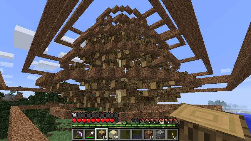 初心者向けマイクラ大きな家の簡単作り方