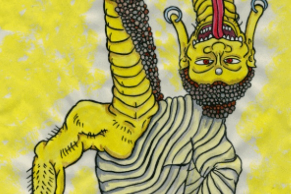 見越入道、見越せたか』のこと 付見越し入道日々有滑稽