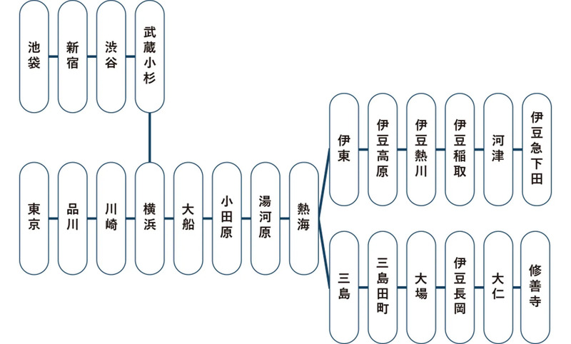 特急「サフィール踊り子」の荷物置き場について - 荷棚調査