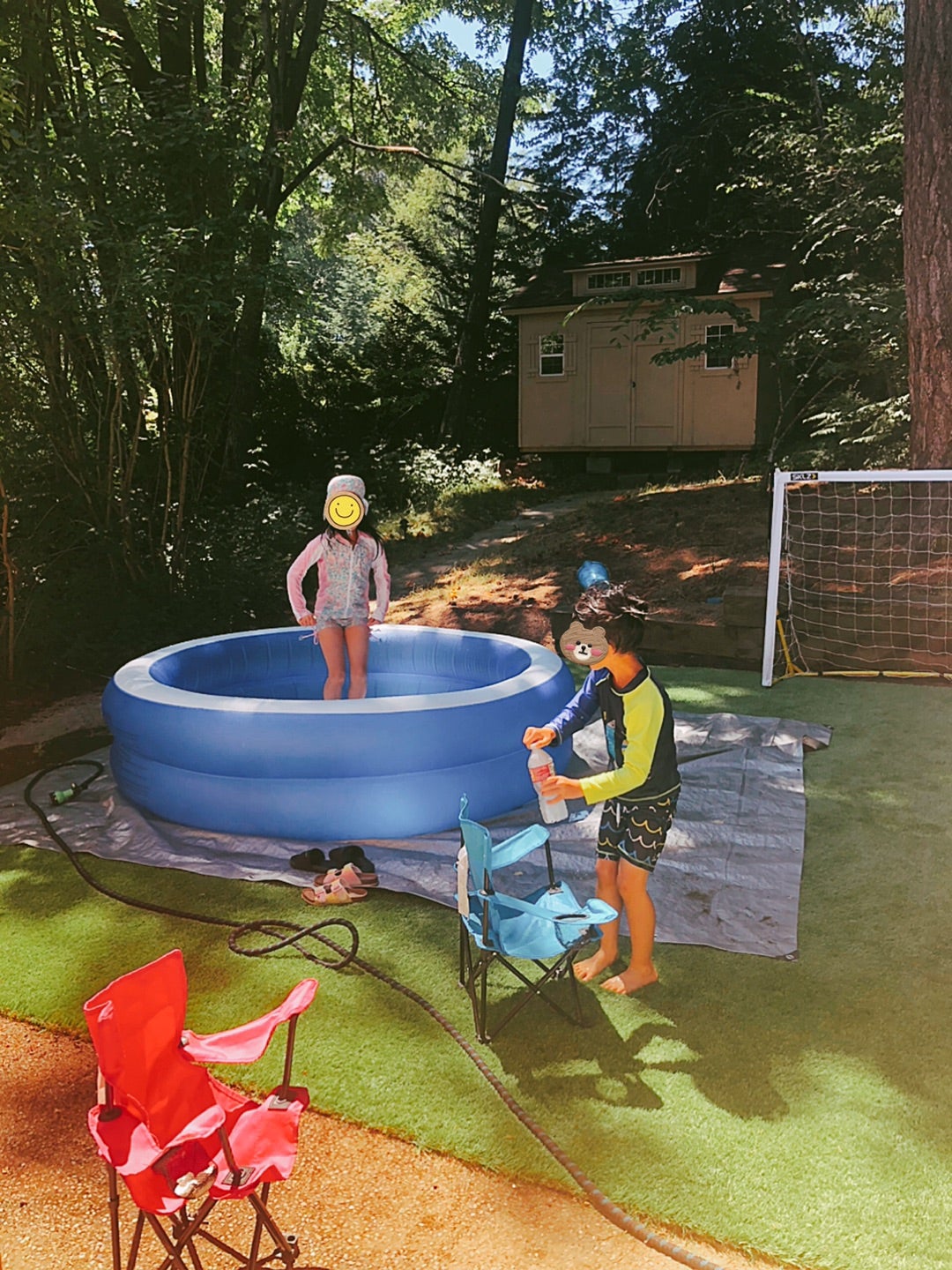 お庭で超巨大アメリカンサイズのインテックスプールを楽しみませんか？輸入車専門店・アメ車・欧州車・逆輸入車キャルウイングCALWING