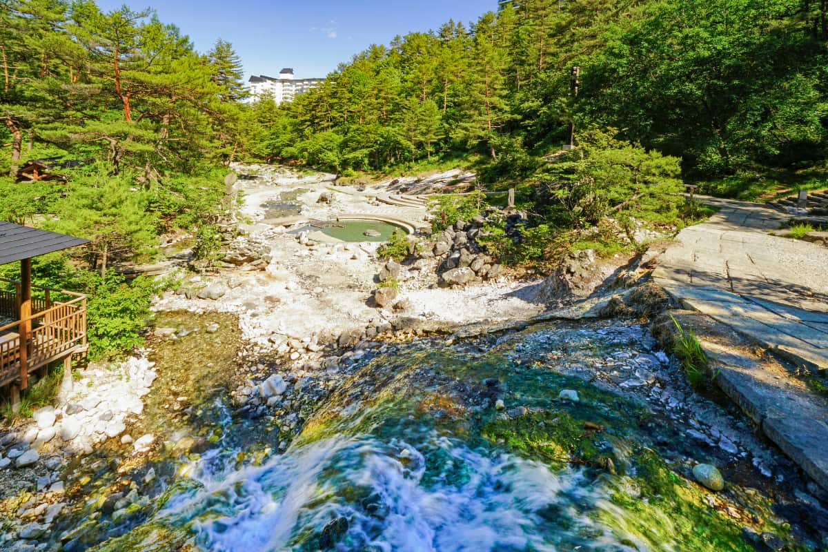 優雅な避暑バカンス♪ Vol.12 草津温泉：夏の湯畑 そぞろ歩き♪』草津温泉 群馬県