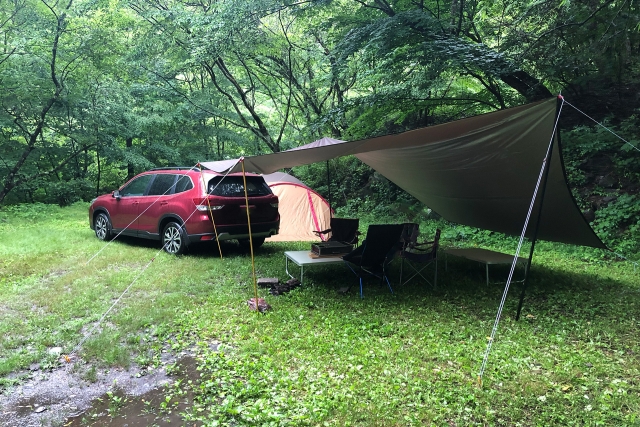 ファミリーキャンプのレイアウト コツ４つ！ツールームテントでサイト設営した具体例７つ！ファミキャン情報局