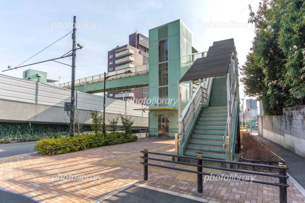 三ノ輪歩道橋にエレベータが設置されました