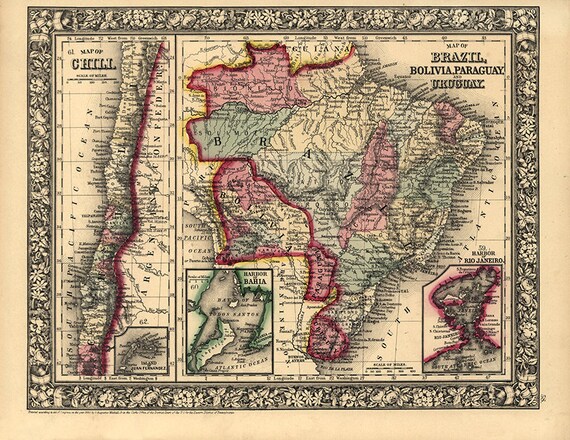 ウルグアイ地図-地図のウルグアイ 南アメリカ-ア