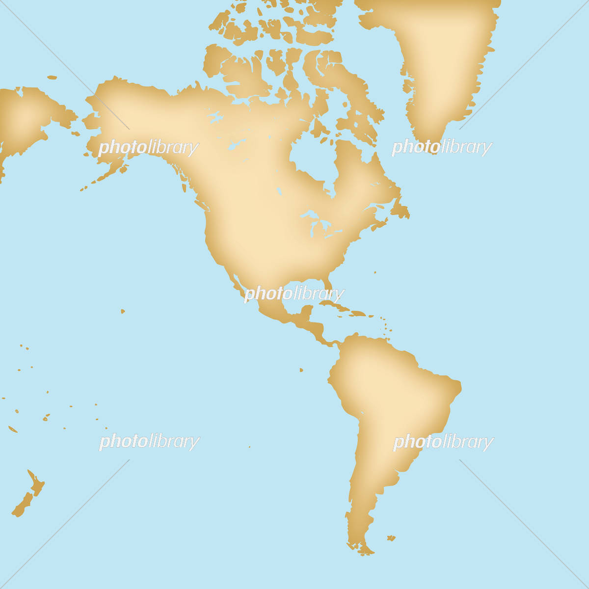 国境と緑北アメリカ地図のイラスト素材・ベクター Image 21687917