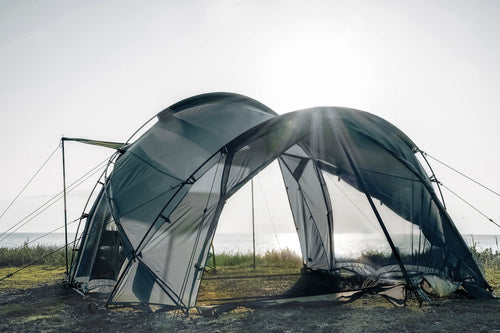 DDタープの張り方 デイユースにおすすめ！ハーフサイズシェルター張り紹介 DDタープ 3x3CAM P