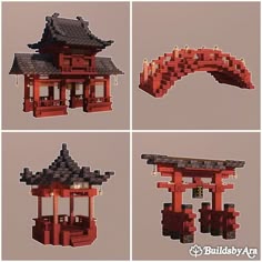 マイクラ 神社の作り方！鳥居・手水舎・賽銭箱も紹介 和風建築